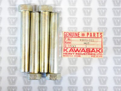 Kawasaki NOS NEW 92015-022 Nut 10mm (4) F4 F5 F8 F9 F12MX F81M KX450 Big Horn