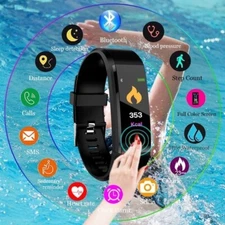 Funcee Smart Bracelet Watch Blood Pressure, Heart Rate Monitoring Fitness Tracke