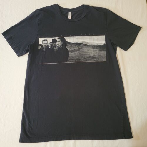U2 Concert T-Shirt 2017 The Joshua Tree Size L Black Cotton (530)