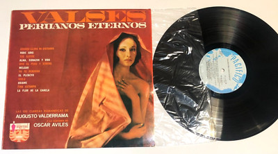 Las 100 Cuerdas Romanticas De Augusto Valderrama Y Guitar Oscar Aviles Lp Latin