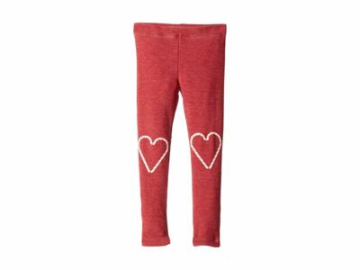 $70 Chaser Kids Girls Red Extra Soft Candy Cane Heart Knees Pants Size 5