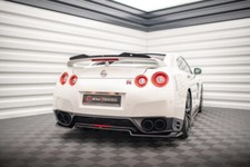 CUP Diffusor Ansatz SCHWARZ für Nissan GTR R35 FL Heck Ansatz DTM Splitter NISMO
