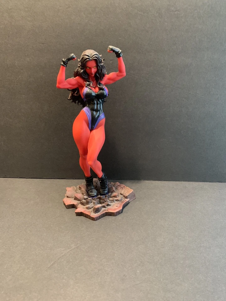 Kotobukiya RED SHE-HULK EDICIÓN LIMITADA Bishoujo Marvel SDCC 2015 Foto 2 de 4