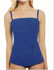 Essentials by Gottex Womens Swimsuit Tummy Control Swimwear w/ Built in Bra NWT