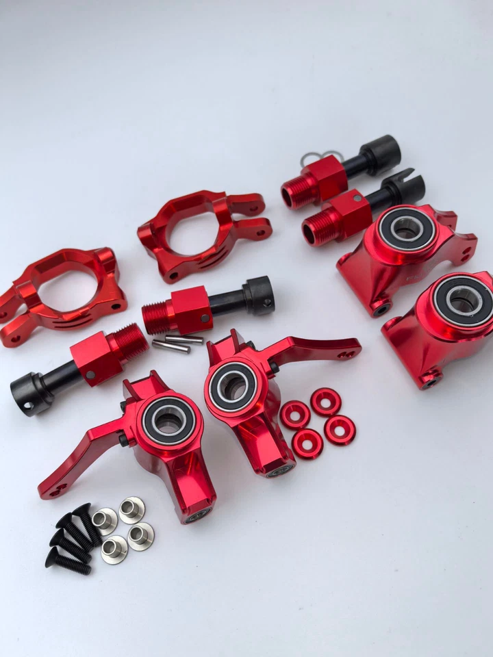 FID Alu. Front + Rear Steering Wheel Hub Carrier Mount for Losi DBXL DBXL-e 2.0 - Image 3 of 3