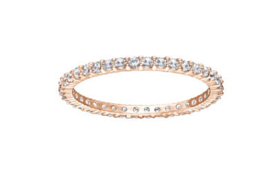 Swarovski 5083129 Siegerring weiß roségold plattiert Größe 55