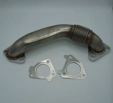 6.6L Duramax Heavy Duty Upgraded 304SS Up Pipes W/ Gaskets For 01-16 GMC Chevy