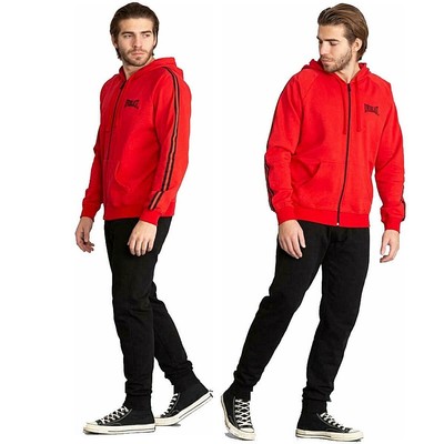 Everlast Tuta da donna completo sport cotone felpato senza cappuccio rosso  nero lencicol Donna Abbigliamento sportivo