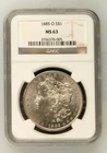 Big Price Cut 😱 US 1885-O Silver Morgan Dollar New Orleans NGC MS 63