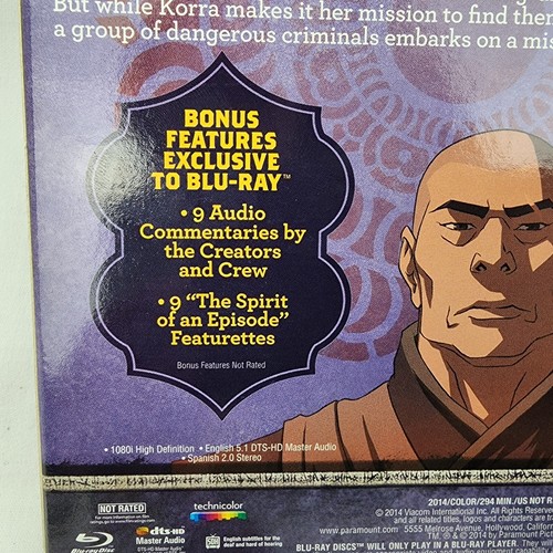 The Legend Of Korra Blu-Ray Lot - Book 3 And Book 4 Nickelodeon Anime - Picture 5 of 11