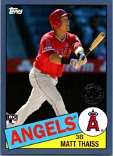 2020 Topps 35th Anniversary 1985 Retro Blue Baseball #85-4 Matt Thaiss