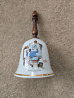 Danbury Mint Norman Rockwell Set Of 12 Bells plus Triple Self Portrait Bell