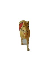 Vintage Celluloid Toy Horse 1930's with Red Saddle Great Condition