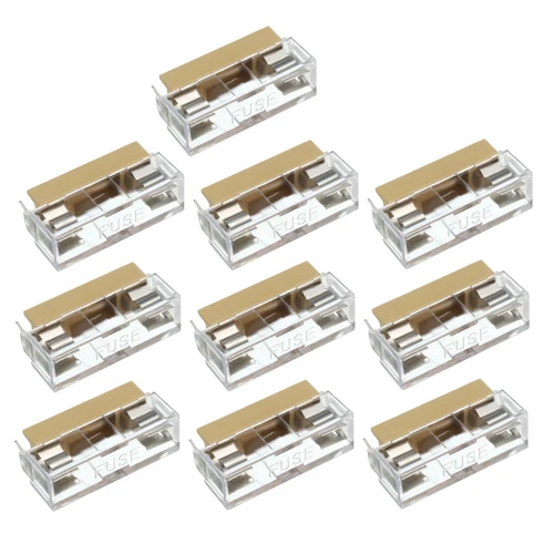10Pcs 250V 6A 10A Panel Mounts For PCB Fuse Holder & Cover 5mmx20mm 6mmx30mm HOT - Picture 7 of 23