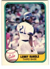 1981 Fleer #301 Lenny Randle Chicago Cubs