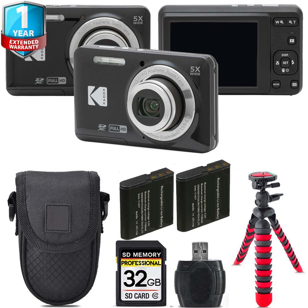 大人気♪ Kodak PIXPRO FZ55 ブラック Amazon.com : Kodak Pixpro FZ55 Digital Camera (Black) Bundle