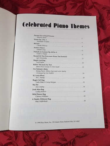 CELEBRATED PIANO THEMES (1998) Ekay Music - Picture 3 of 7