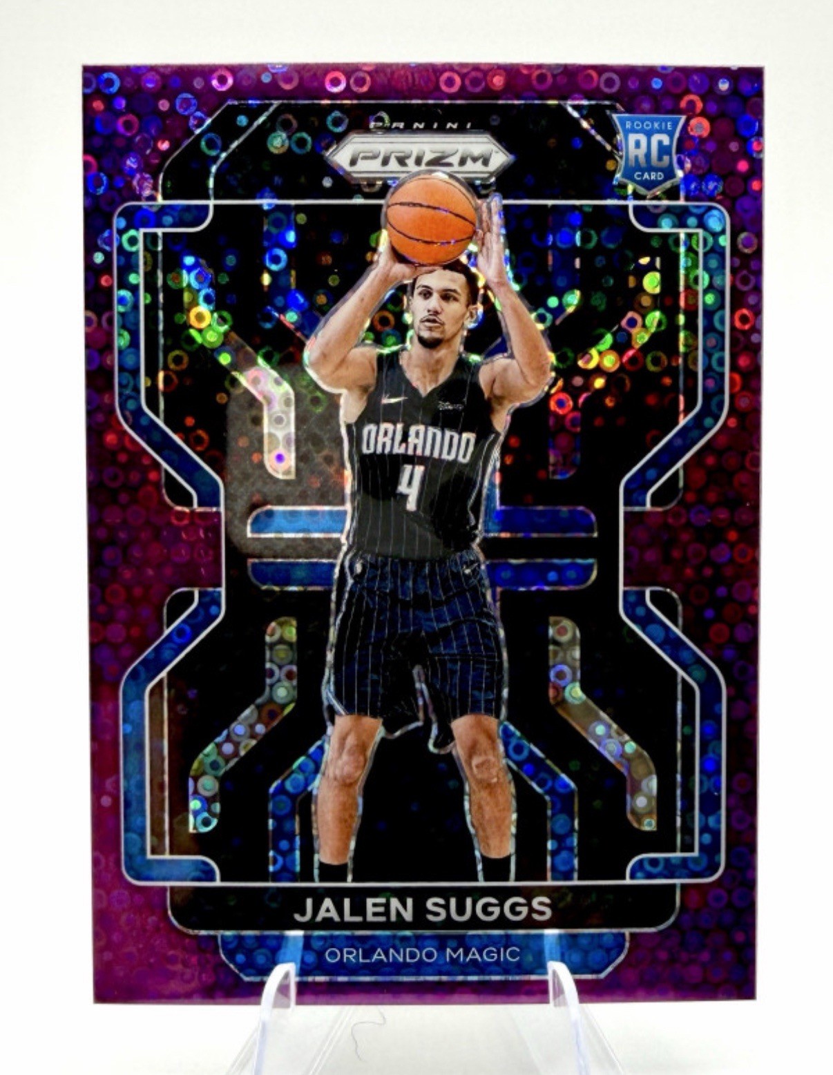 2021-22 Panini Prizm Purple Fast Break Prizm /75 Jalen Suggs #314 Rookie RC