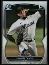 2023 Bowman Draft #BDC-10 Emmett Olson Chrome Refractor