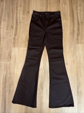 ASOS DESIGN Pants In Leather Look Brown Size 26x32 Women