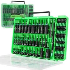 74-Piece Magnetic Nut Driver Set for Impact Drill Metric & SAE, Impact Socket...