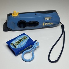 1999 Polaroid i-Zone Instant Pocket Camera and Backpack Clip Photo Album - Works