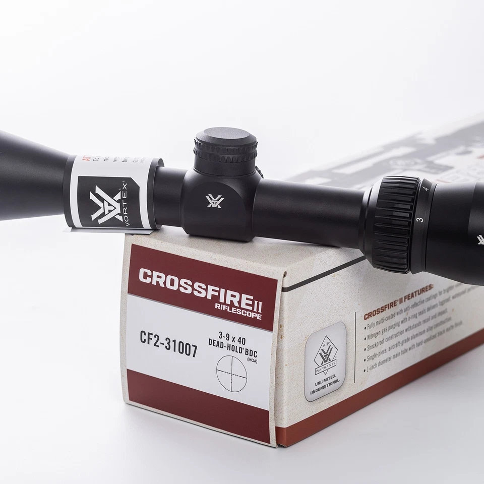 Mira para rifle Vortex Crossfire II 3-9x40 con retícula Dead-Hold DBC CF2-31007 Foto 3 de 4