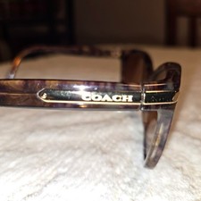 Coach Eyeglasses HC6065 51-13-135 5287 Confetti Light Brown Frames Tortoise Look