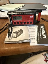 Midland ER310 Emergency Crank Weather Radio NOAA AM/FM Solar Flashlight. New OB