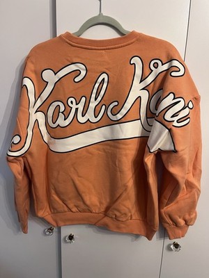 Karl Kani Sweatshirt Pullover Signature Damen Orange Gr. XS