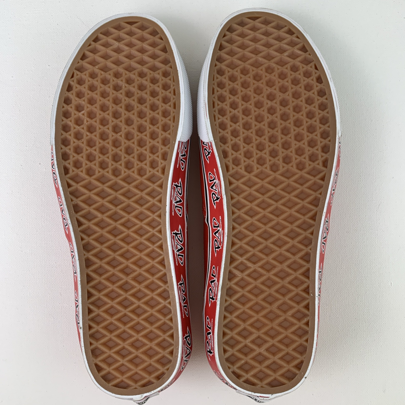 Vans Authentic Rad Pack Red Mens 9 Sneaker 80s BMX Movie RAD | eBay