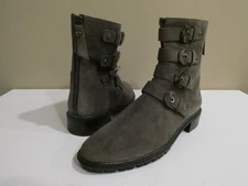 Stuart Weitzman Jitterbug Ankle Gray Suede Women's Boots Size 9M. NEW