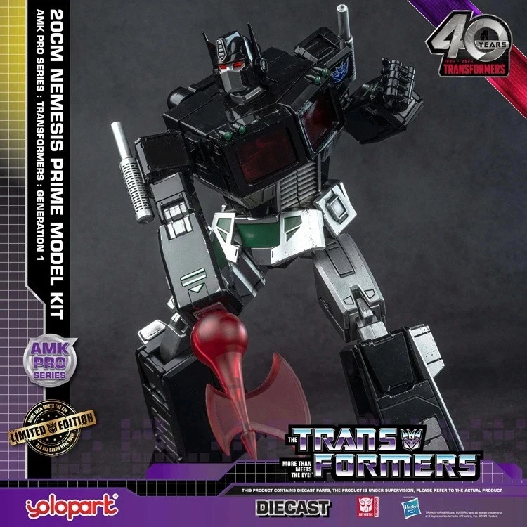 Transformers G1 Generation One Amk Pro Nemesis Prime Plástico Model Kit Yolopark - Imagen 2 de 4