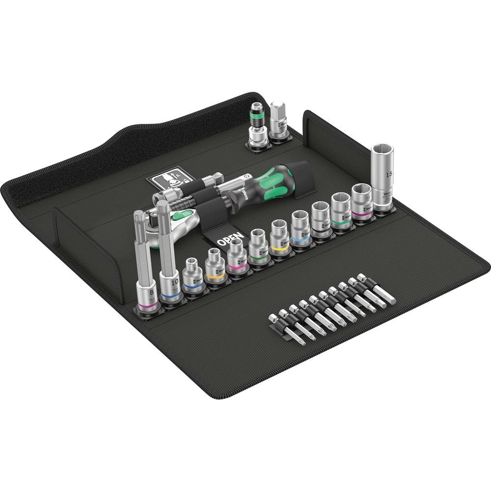 Wera 8100 SB 2 Zyklop Speed coffret de cliquet 3/8 pouces avec 27 pièces