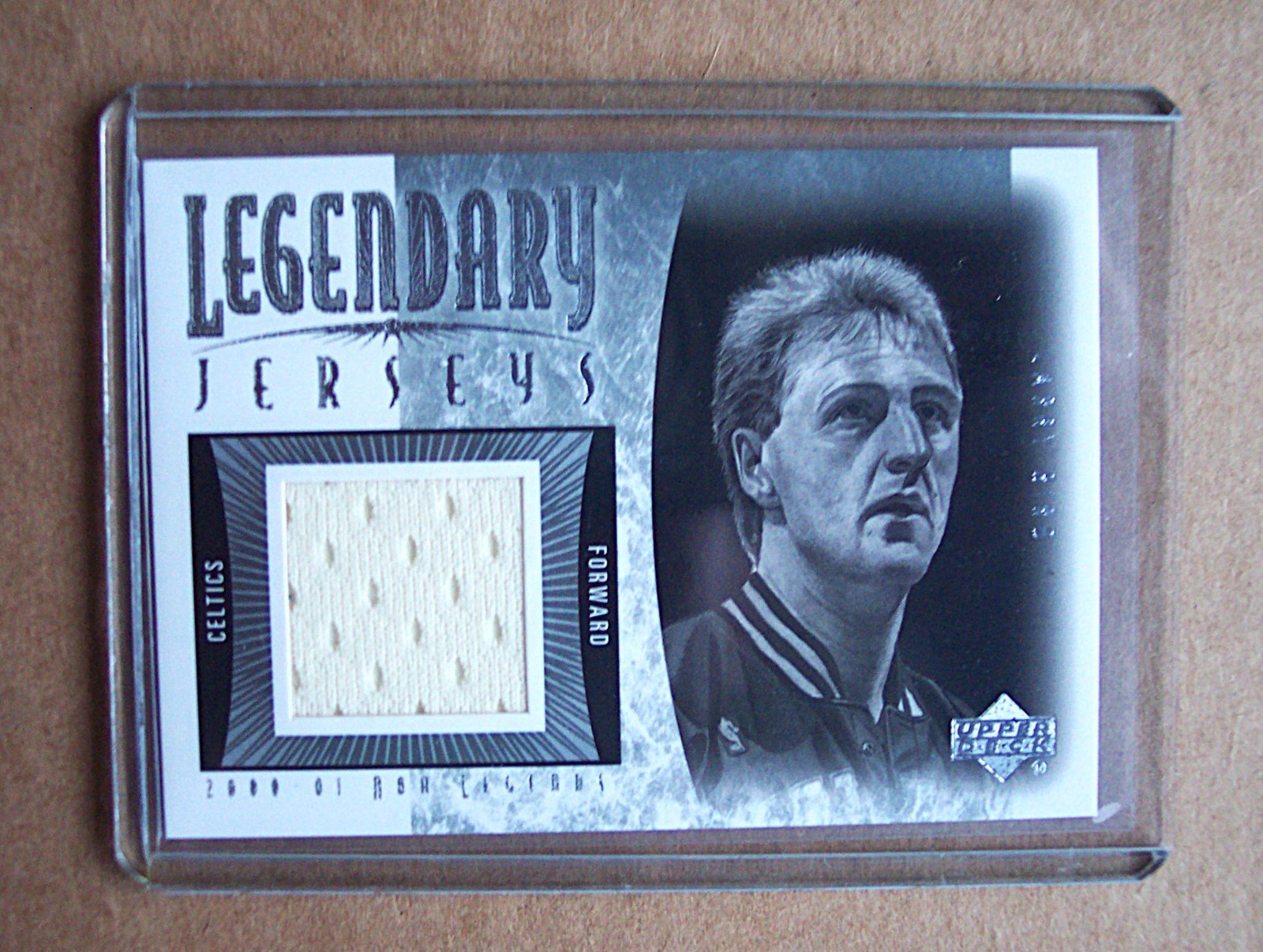 Upper Deck 2000-2001 NBA Legends Legendary Jerseys Larry Bird Celtics #LB-J