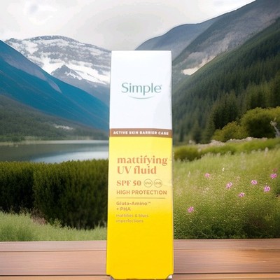 Simple Mattifying UV Fluid LSF 50 High Protection 40ml Neu