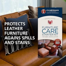 Guardsman Furniture Care Kit For Fabric Leather Wood In Original Box Wipes Cloth
