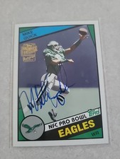 2013 Topps Archives Fan Favorites Autograph Mike Quick On Card Auto Eagles