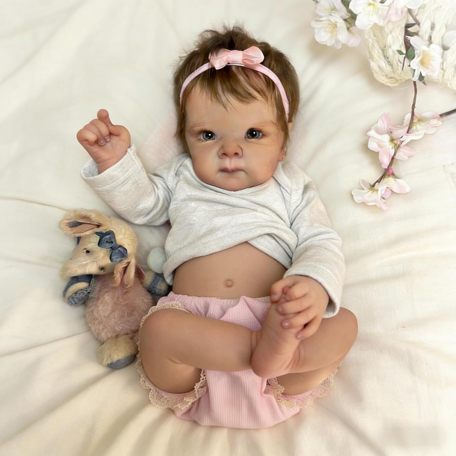 Silicone Full Body Girl 18 Inch Realistic Newborn