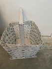 Old Vintage White Chippy Basket — photo 4