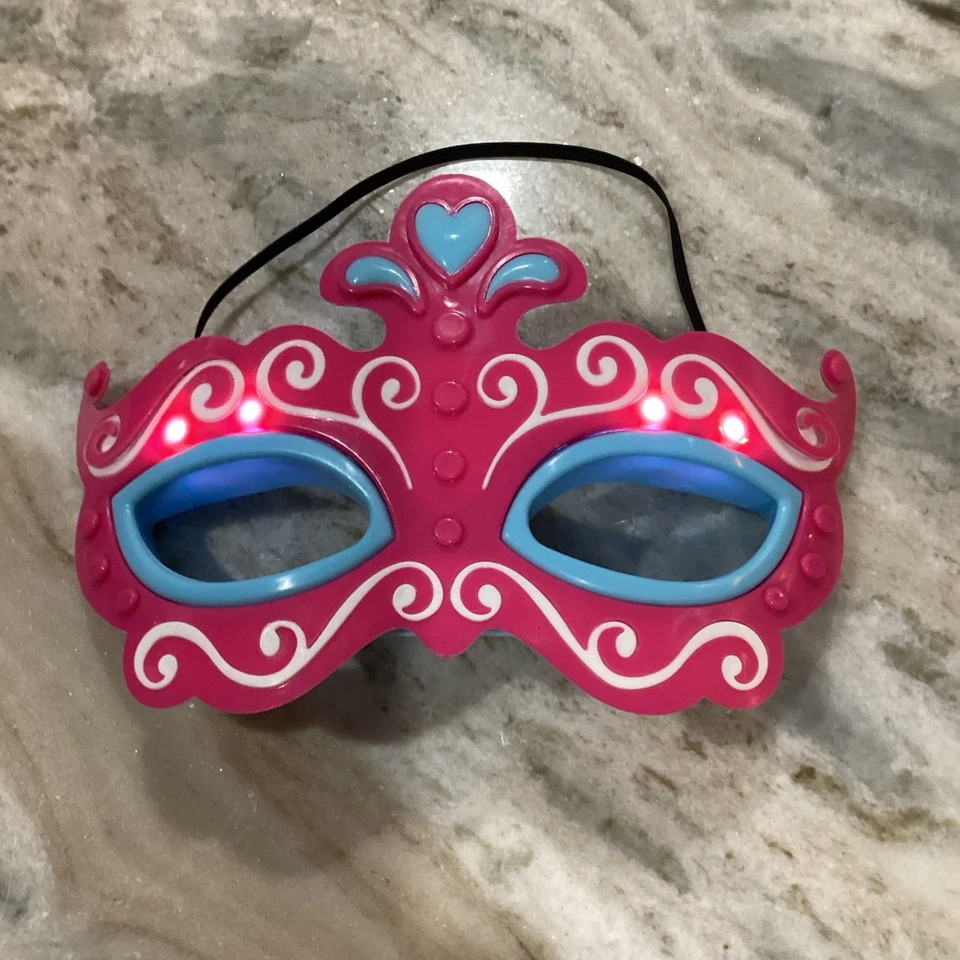 Just Pretending Dress Up Fun Girls Light Up Masquerade Mask Greenbrier  - Image 4 of 4