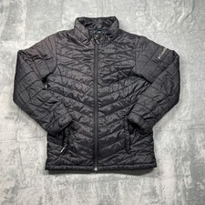 Columbia Kids Black Omni-Heat Light Puffer Jacket Full Zip Outerwear Size S