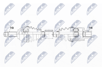 NTY Antriebswelle NPW-BM-123 FüR Countryman Mini Paceman R60 R61 Cooper ALL4