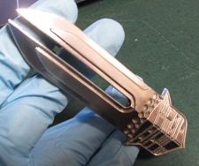 1971 Cadillac Deville Front Fender Crest Badge Emblem 1496975