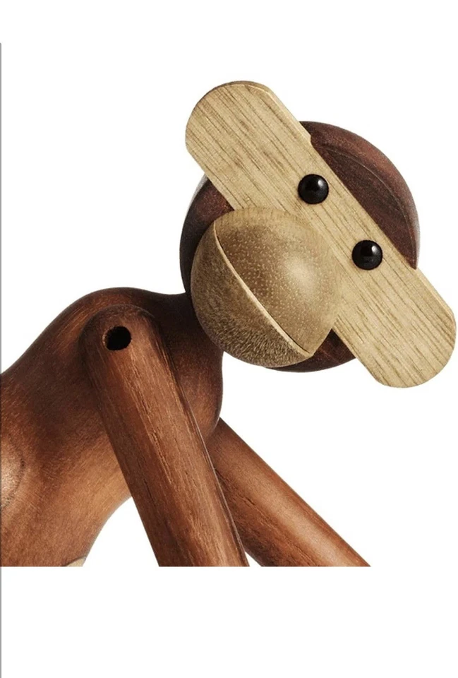 Kay Bojesen  AFFE  Teak Höhe 20 cm TeakLimbaholz - Design  Holztier  Weihnachten - Bild 4 von 4