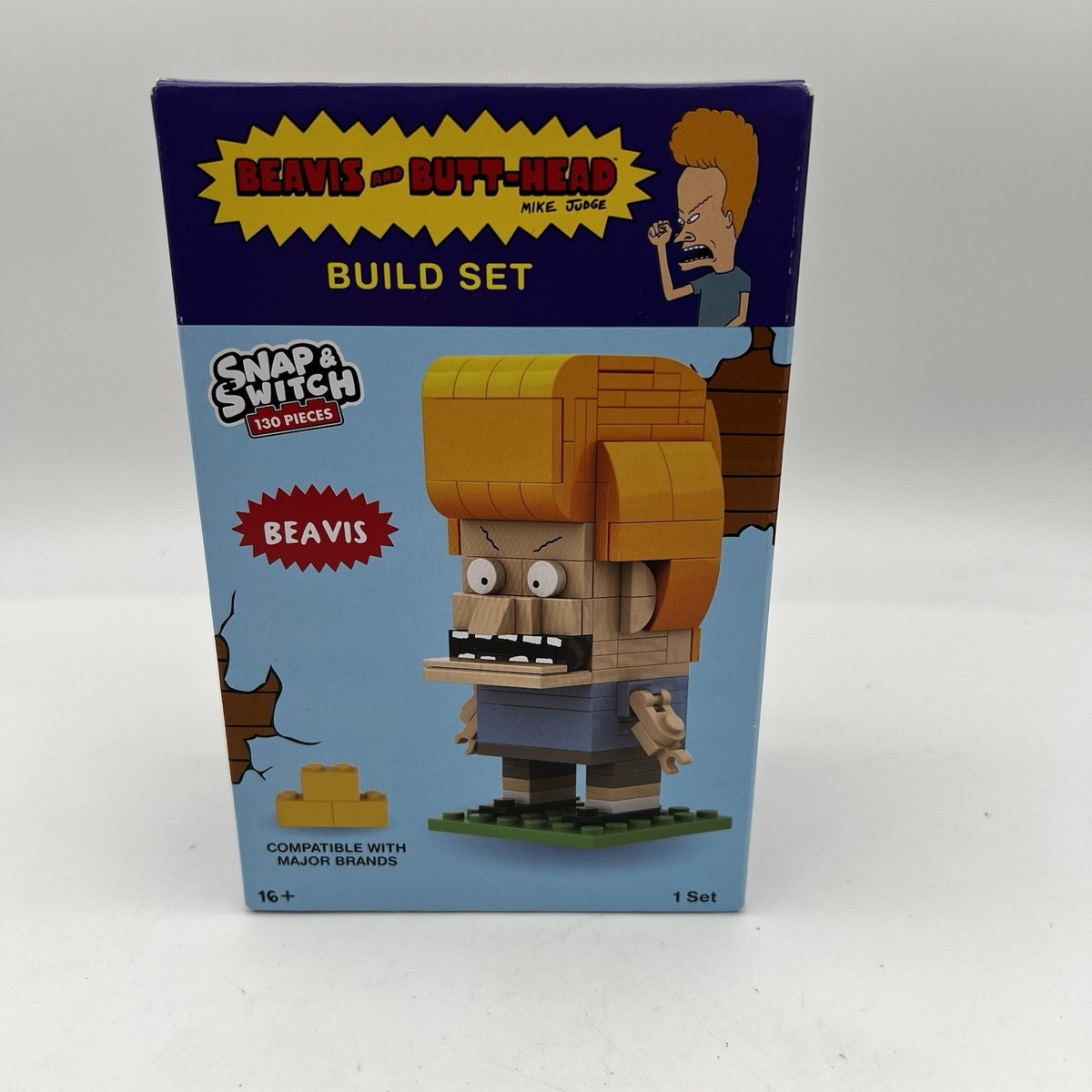 NEW! BEAVIS AND BUTT-HEAD - BEAVIS - Snap & Switch Build Set 130