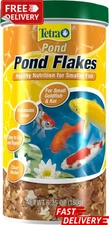 6.35 Oz Tetra Fish Food Flakes Balanced Diet Pond Koi Goldfish, Fast Shipping!!!