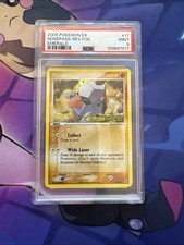 POKEMON 2005 EX EMERALD NOSEPASS REVERSE FOIL 17/106 PSA 9 POP 26 on eBay