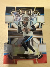 2023 Panini Select - Concourse Bryce Young #14 Red & Blue Prizm Die-Cut (RC)