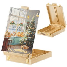 Tabletop Easel For Painting Adjustable Wooden Sketchbox Portable Desktop